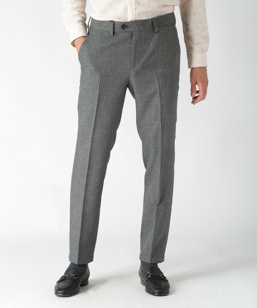 MEN'S BIGI / メンズビギ スラックス・ドレスパンツ | ウール調メランジシャークパンツ | 詳細13