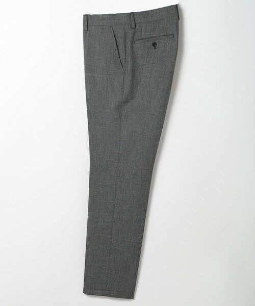 MEN'S BIGI / メンズビギ スラックス・ドレスパンツ | ウール調メランジシャークパンツ（チャコールグレー）