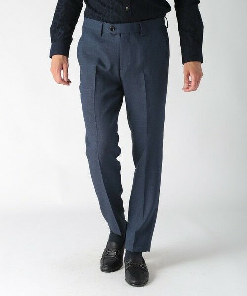 MEN'S BIGI / メンズビギ スラックス・ドレスパンツ | ウール調メランジシャークパンツ | 詳細21