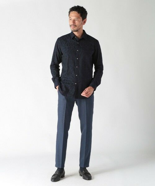 MEN'S BIGI / メンズビギ スラックス・ドレスパンツ | ウール調メランジシャークパンツ | 詳細22