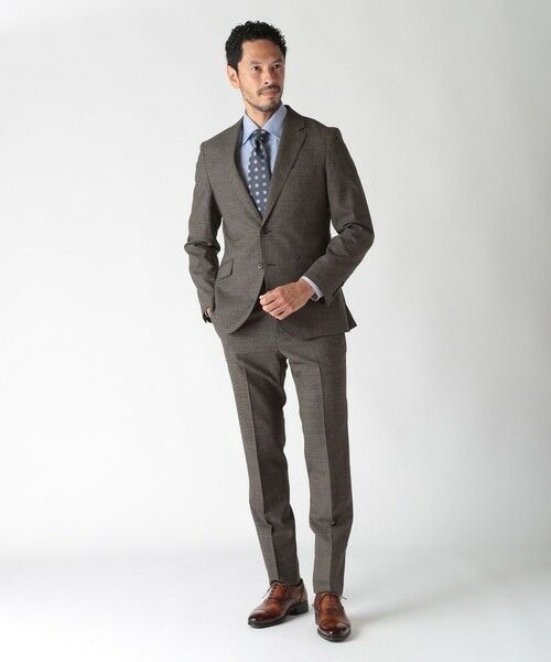 MEN'S BIGI / メンズビギ セットアップ | ウールメランジ千鳥格子スーツ＜セットアップ＞ | 詳細6