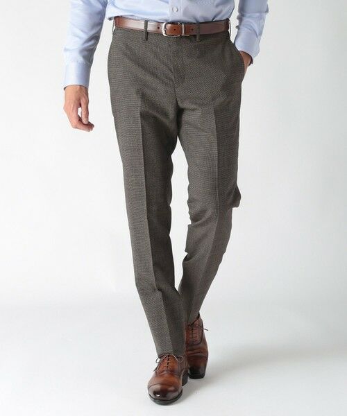 MEN'S BIGI / メンズビギ セットアップ | ウールメランジ千鳥格子スーツ＜セットアップ＞ | 詳細10