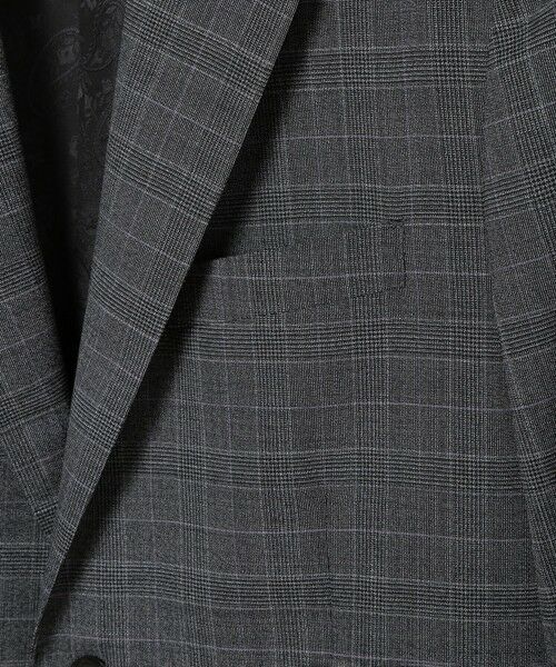 MEN'S BIGI / メンズビギ セットアップ | ウールメランジグレンチェックスーツ＜セットアップ＞ | 詳細5