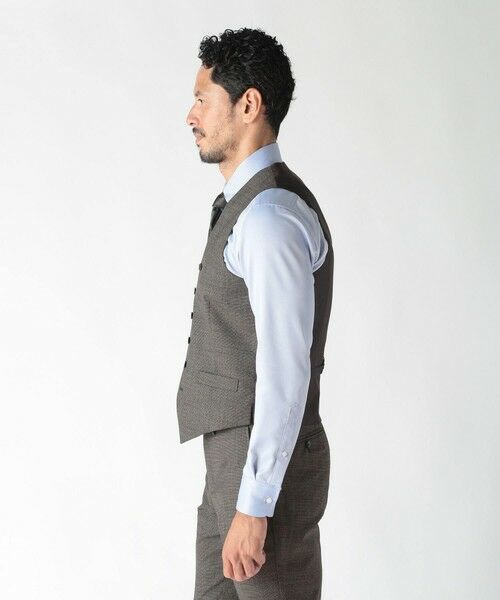 MEN'S BIGI / メンズビギ ベスト | ウールメランジ千鳥格子ベスト＜セットアップ＞ | 詳細6
