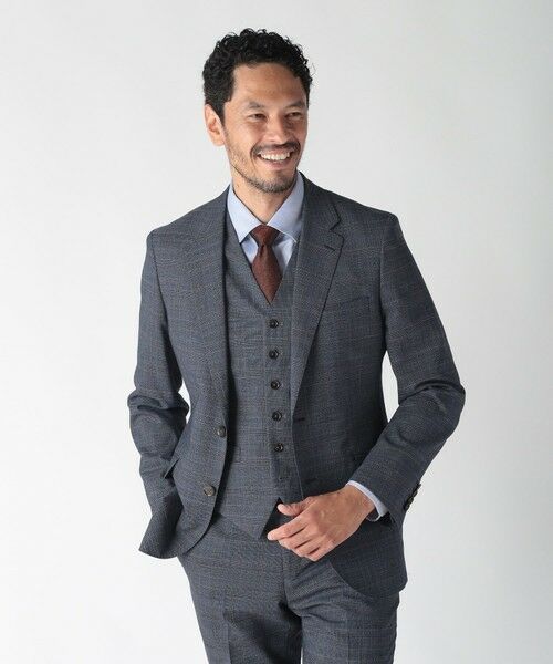 MEN'S BIGI / メンズビギ ベスト | ウールメランジグレンチェックベスト＜セットアップ＞ | 詳細9