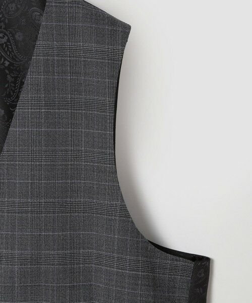 MEN'S BIGI / メンズビギ ベスト | ウールメランジグレンチェックベスト＜セットアップ＞ | 詳細2