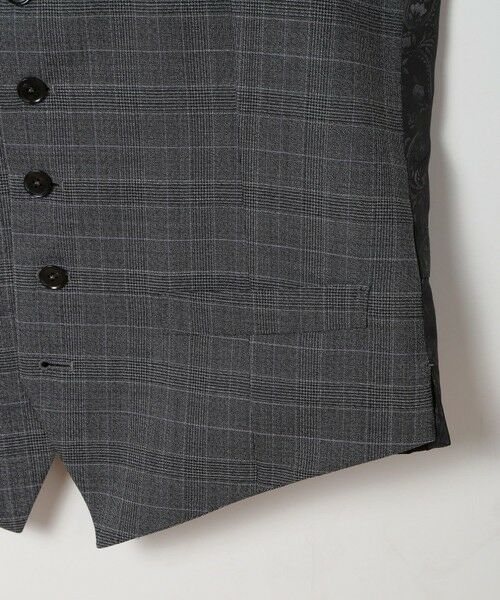 MEN'S BIGI / メンズビギ ベスト | ウールメランジグレンチェックベスト＜セットアップ＞ | 詳細3