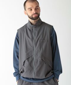 MEN'S BIGI / メンズビギ ベスト | ナイロンタスランタフタベスト