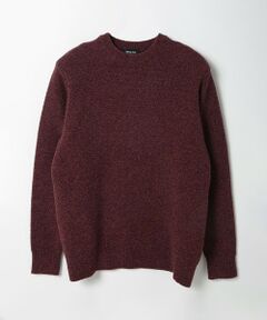 MEN'S BIGI / メンズビギ ニット・セーター | 7G撚糸モールガータークルーネックニット