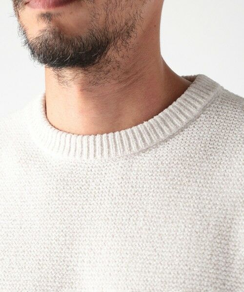 MEN'S BIGI / メンズビギ ニット・セーター | 7G撚糸モールガータークルーネックニット | 詳細4