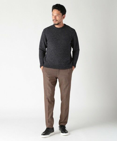 MEN'S BIGI / メンズビギ ニット・セーター | 7G撚糸モールガータークルーネックニット | 詳細12