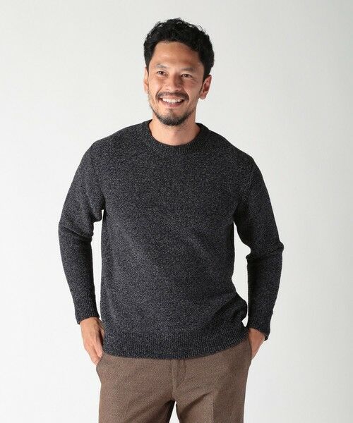 MEN'S BIGI / メンズビギ ニット・セーター | 7G撚糸モールガータークルーネックニット | 詳細11