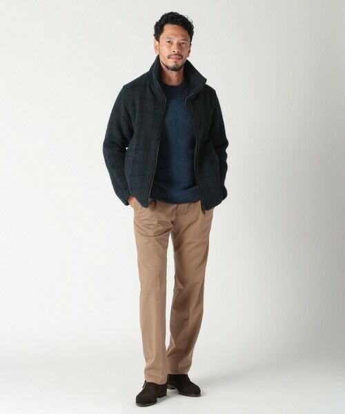 MEN'S BIGI / メンズビギ ニット・セーター | 7G撚糸モールガータークルーネックニット | 詳細16