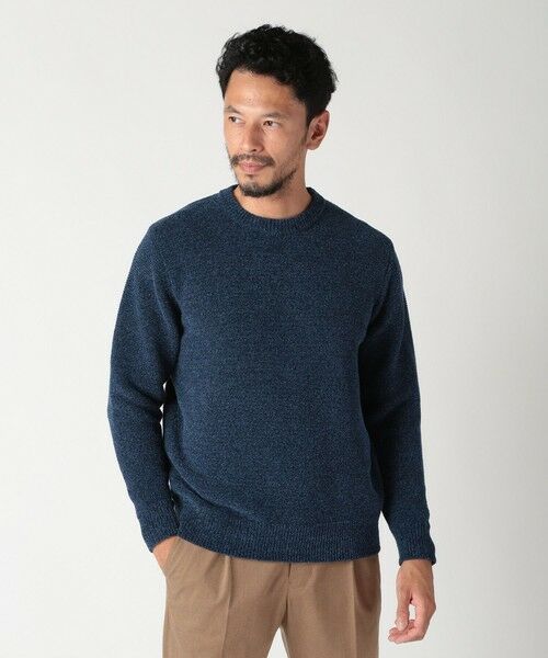 MEN'S BIGI / メンズビギ ニット・セーター | 7G撚糸モールガータークルーネックニット | 詳細14