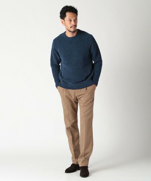 MEN'S BIGI / メンズビギ ニット・セーター | 7G撚糸モールガータークルーネックニット | 詳細15