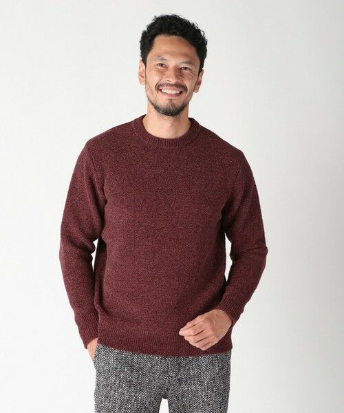 MEN'S BIGI / メンズビギ ニット・セーター | 7G撚糸モールガータークルーネックニット | 詳細18