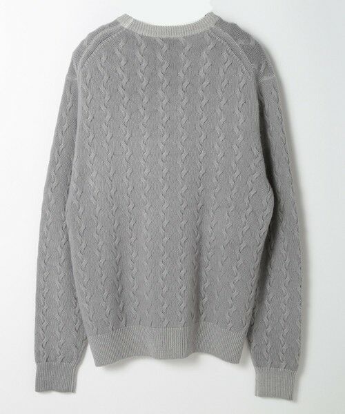 MEN'S BIGI / メンズビギ ニット・セーター | 5G スノー加工ケーブルクルーニット | 詳細10
