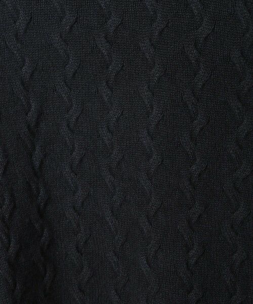 MEN'S BIGI / メンズビギ ニット・セーター | 5G スノー加工ケーブルクルーニット | 詳細15