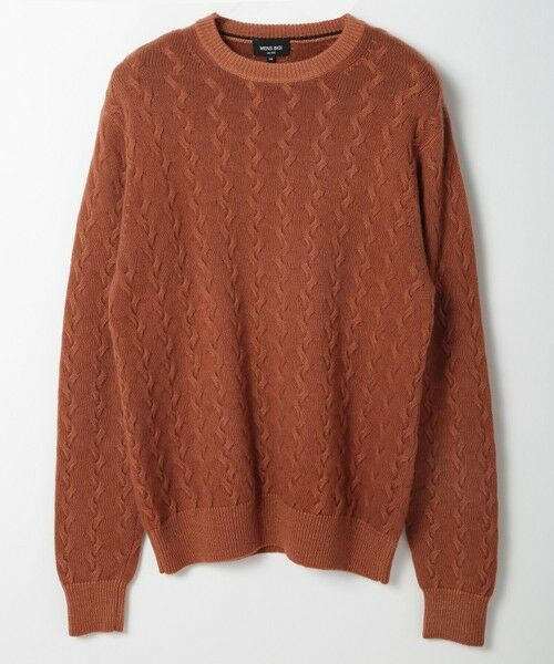 MEN'S BIGI / メンズビギ ニット・セーター | 5G スノー加工ケーブルクルーニット | 詳細18