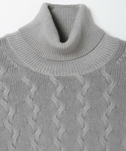 MEN'S BIGI / メンズビギ ニット・セーター | 5ゲージスノー加工ケーブルタートルネックセーター | 詳細6