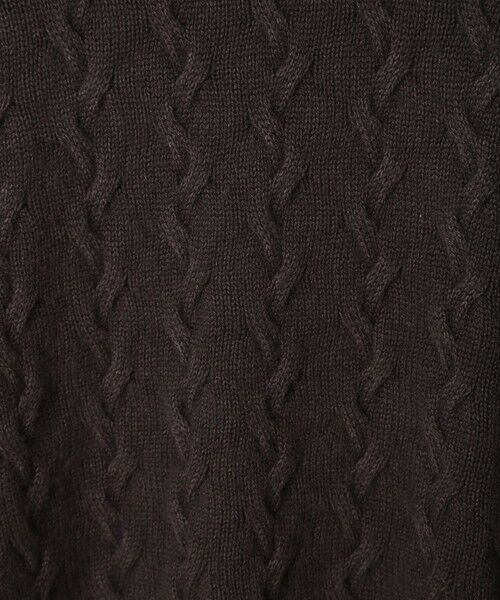 MEN'S BIGI / メンズビギ ニット・セーター | 5ゲージスノー加工ケーブルタートルネックセーター | 詳細19