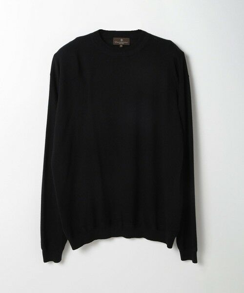 MEN'S BIGI / メンズビギ ニット・セーター | 16Gハイゲージクルーニットソー（ブラック）