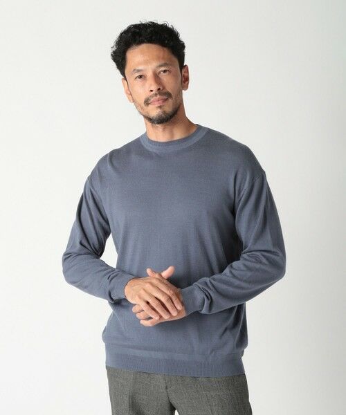 MEN'S BIGI / メンズビギ ニット・セーター | 16Gハイゲージクルーニットソー | 詳細19