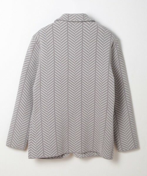 MEN'S BIGI / メンズビギ テーラードジャケット | ヘリンボーンニットジャケット | 詳細9