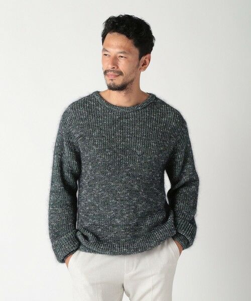 MEN'S BIGI / メンズビギ ニット・セーター | キッドモヘアクルーネックニット | 詳細12