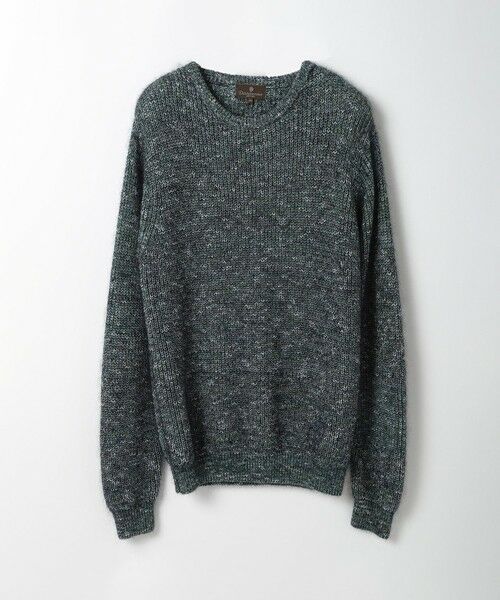 MEN'S BIGI / メンズビギ ニット・セーター | キッドモヘアクルーネックニット（グリーン）