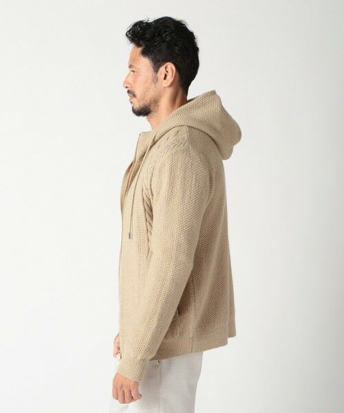MEN'S BIGI / メンズビギ ニット・セーター | ケーブルニットパーカー | 詳細2