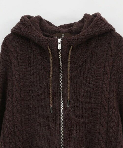 MEN'S BIGI / メンズビギ ニット・セーター | ケーブルニットパーカー | 詳細19
