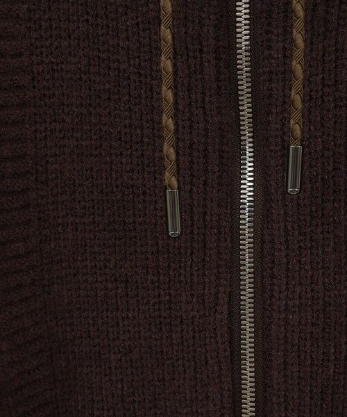 MEN'S BIGI / メンズビギ ニット・セーター | ケーブルニットパーカー | 詳細20