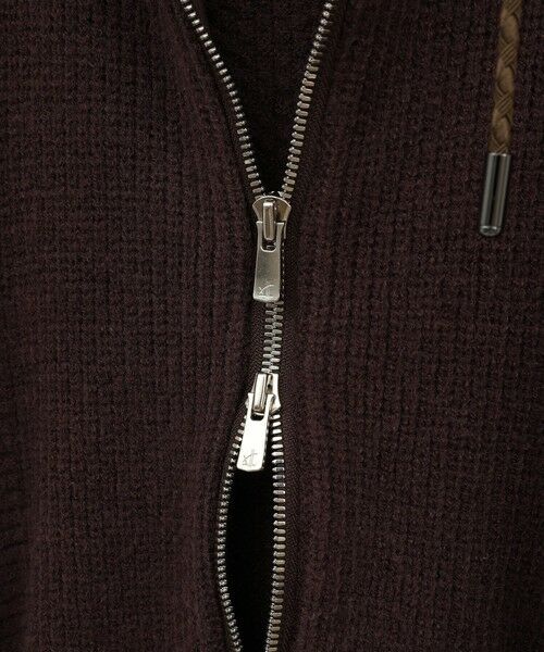MEN'S BIGI / メンズビギ ニット・セーター | ケーブルニットパーカー | 詳細21