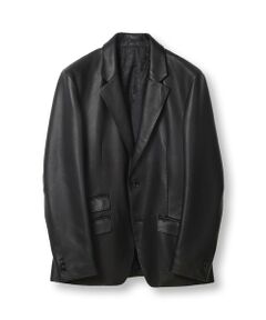 MEN'S BIGI / メンズビギ テーラードジャケット | シープレザーテーラードジャケット