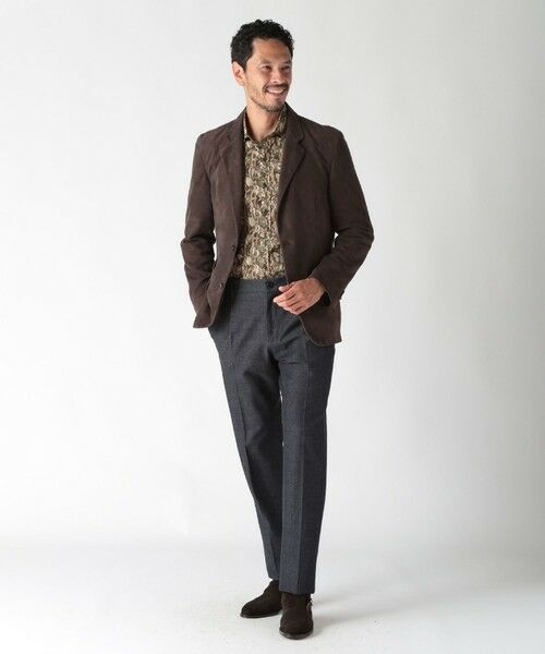 MEN'S BIGI / メンズビギ テーラードジャケット | シープレザーテーラードジャケット | 詳細4