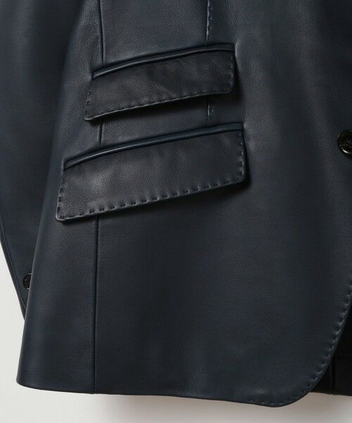 MEN'S BIGI / メンズビギ テーラードジャケット | シープレザーテーラードジャケット | 詳細11