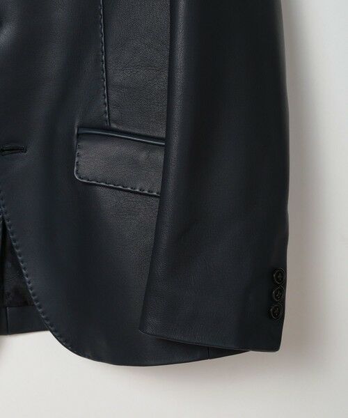 MEN'S BIGI / メンズビギ テーラードジャケット | シープレザーテーラードジャケット | 詳細12