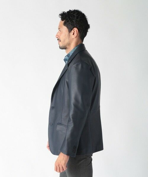 MEN'S BIGI / メンズビギ テーラードジャケット | シープレザーテーラードジャケット | 詳細6