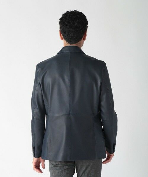 MEN'S BIGI / メンズビギ テーラードジャケット | シープレザーテーラードジャケット | 詳細7