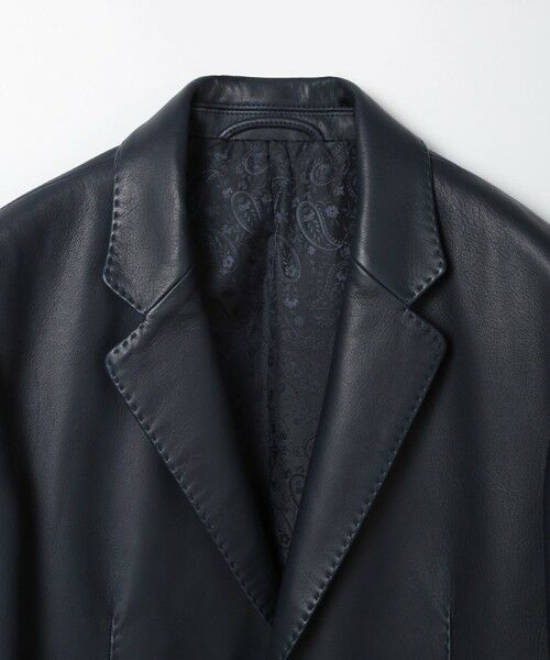 MEN'S BIGI / メンズビギ テーラードジャケット | シープレザーテーラードジャケット | 詳細9