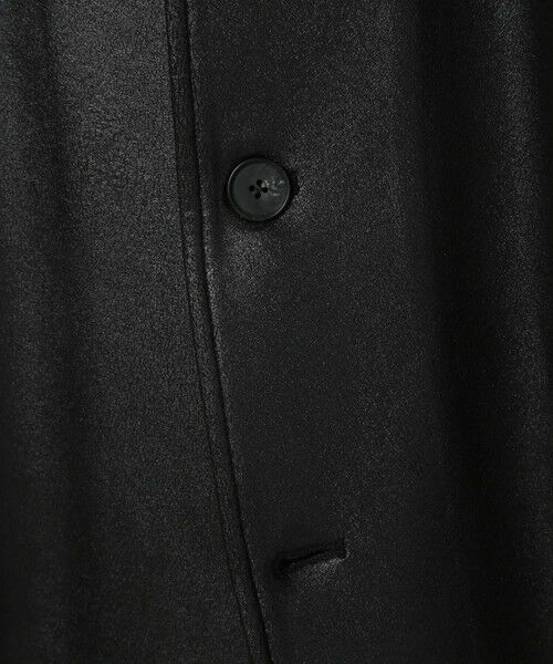 MEN'S BIGI / メンズビギ その他アウター | レザー調ダンボールジャージスタンドカラージャケット | 詳細4