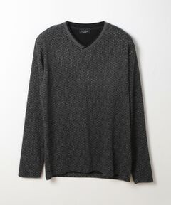 MEN'S BIGI / メンズビギ Tシャツ | フクレジャカードロングＴシャツ