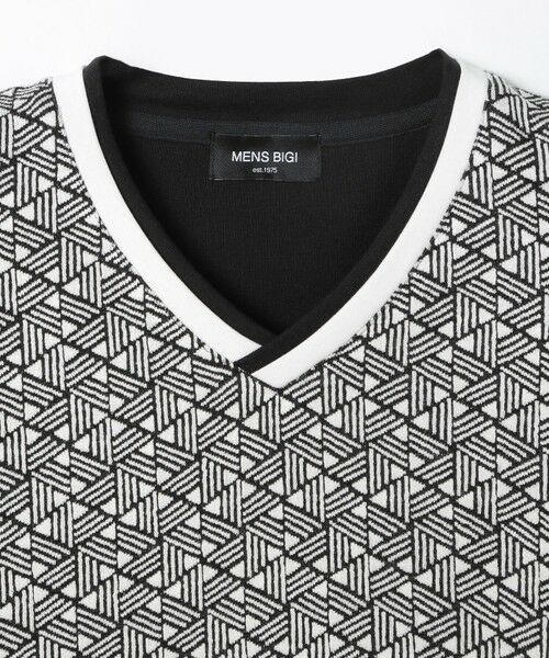 MEN'S BIGI / メンズビギ Tシャツ | フクレジャカードロングＴシャツ | 詳細15