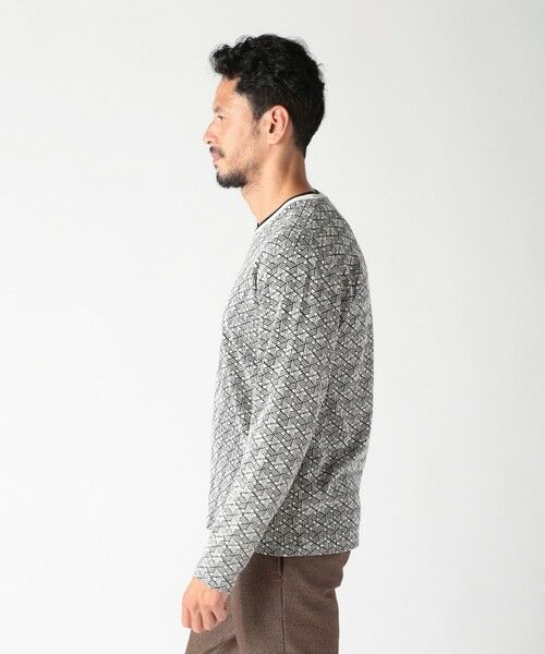 MEN'S BIGI / メンズビギ Tシャツ | フクレジャカードロングＴシャツ | 詳細10
