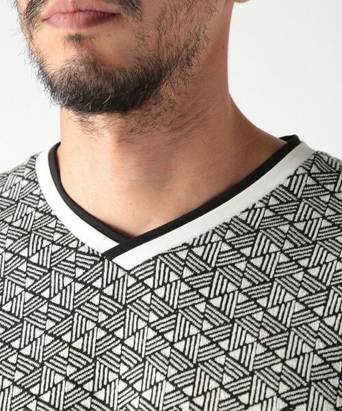 MEN'S BIGI / メンズビギ Tシャツ | フクレジャカードロングＴシャツ | 詳細12