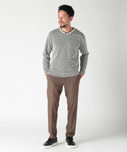 MEN'S BIGI / メンズビギ Tシャツ | フクレジャカードロングＴシャツ | 詳細13