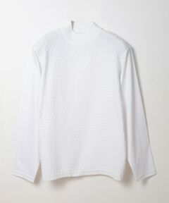 MEN'S BIGI / メンズビギ Tシャツ | ニットコンビモックネックカットソー