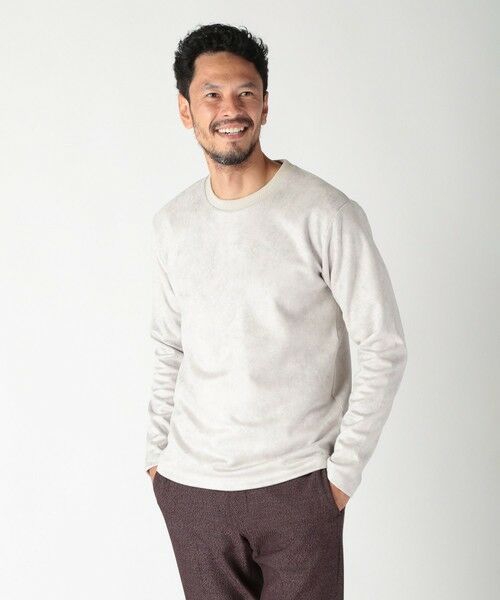 MEN'S BIGI / メンズビギ Tシャツ | ムラ柄プリントポンチカットソー | 詳細1