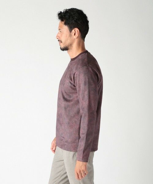 MEN'S BIGI / メンズビギ Tシャツ | ムラ柄プリントポンチカットソー | 詳細13